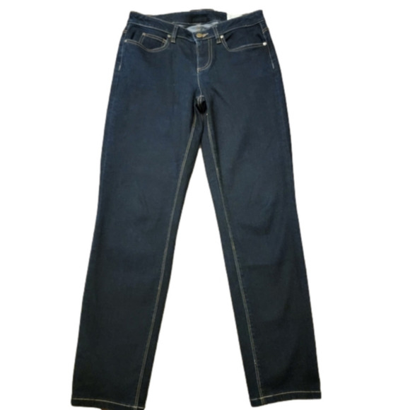 WOMENS Two By Vince Camuto Skinny Dark Wash Jeans Size 28/6 - Picture 1 of 9